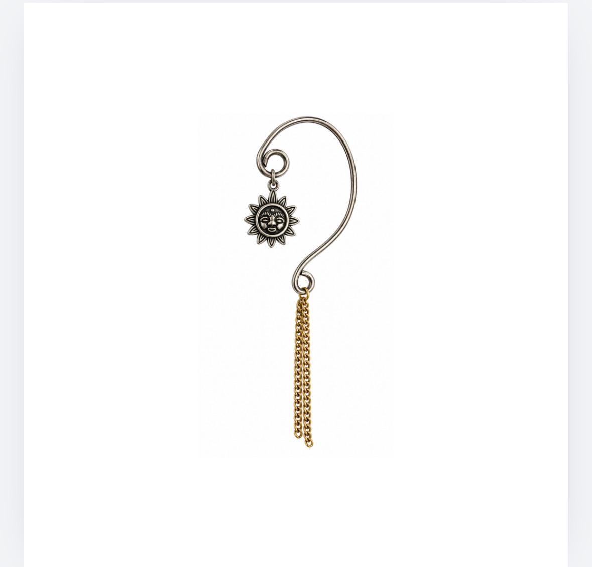 Silver Wire Ear-Cuff 06